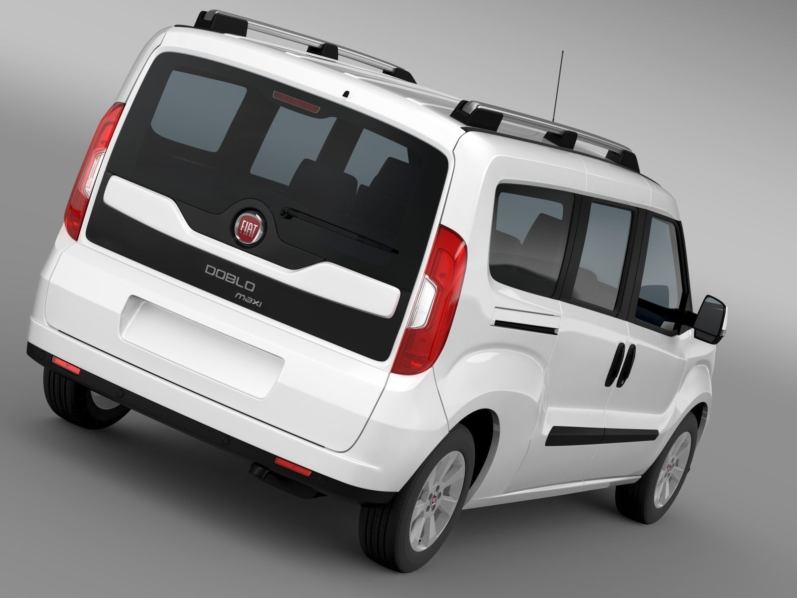 Синий fiat doblo