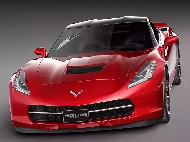 Chevrolet Corvette C7 Stingray Coupe 2014 3D model