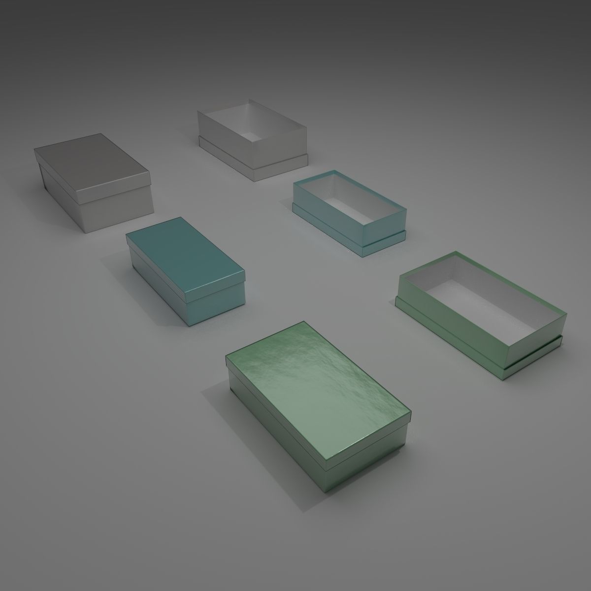 Box Collection 3D model_2