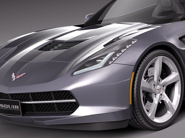 Chevrolet Corvette C7 Stingray Convertible 2014 3D model_4