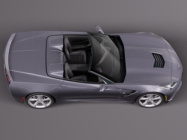 Chevrolet Corvette C7 Stingray Convertible 2014 3D model
