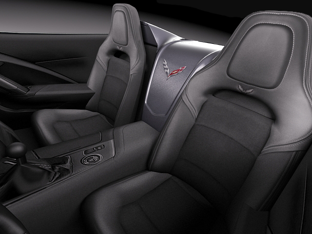 Chevrolet Corvette C7 Stingray Convertible 2014 3D model_6