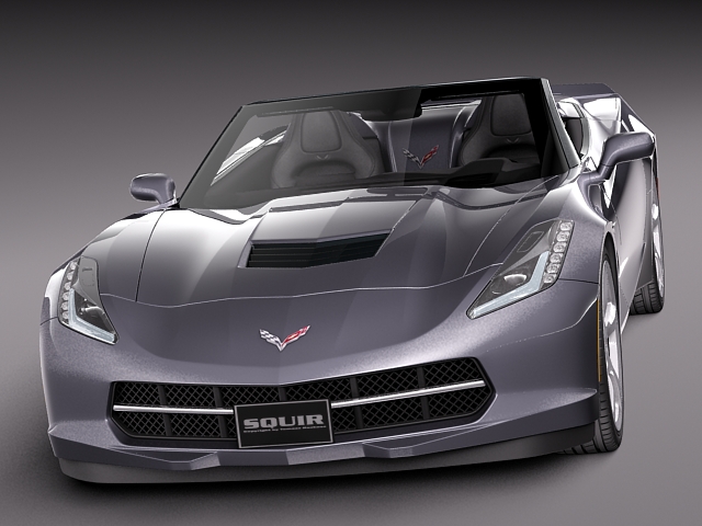 Chevrolet Corvette C7 Stingray Convertible 2014 3D model_11