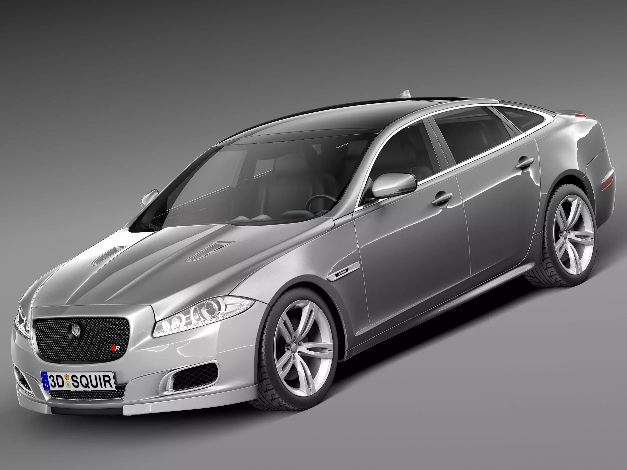 Jaguar XJR 2014 3D model