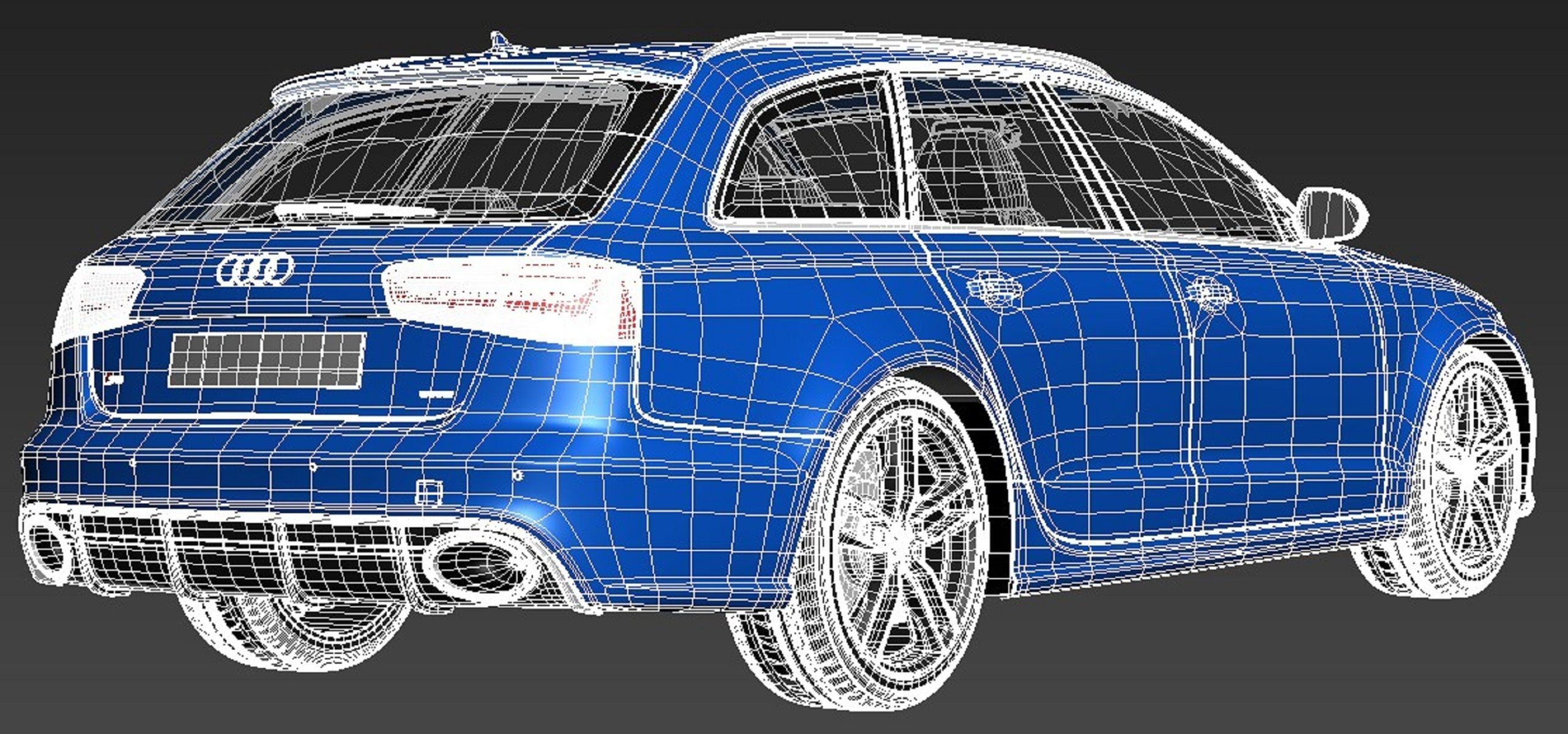 Audi RS6 Avant 2014 3D model_17