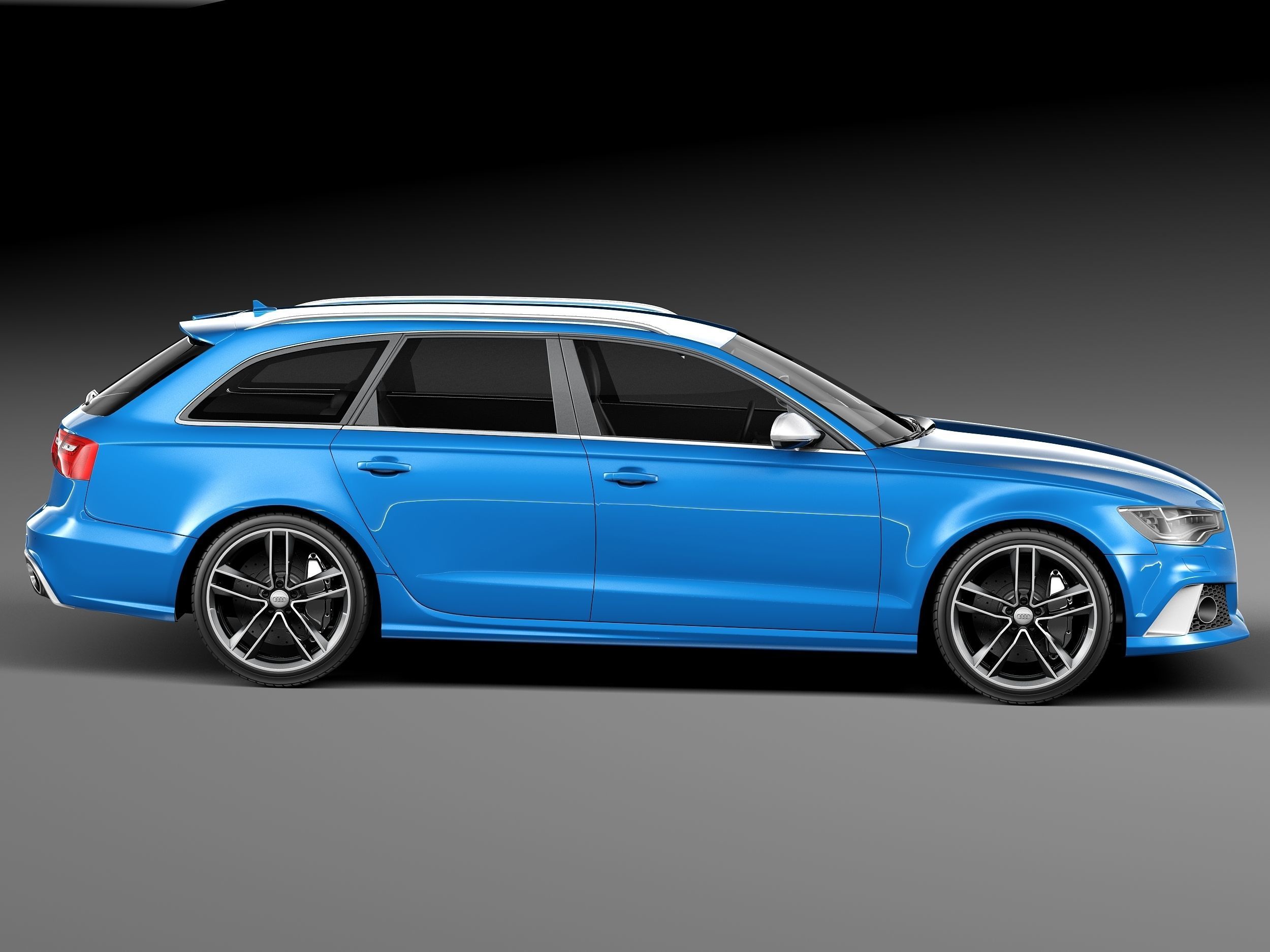 Audi RS6 Avant 2014 3D model_6