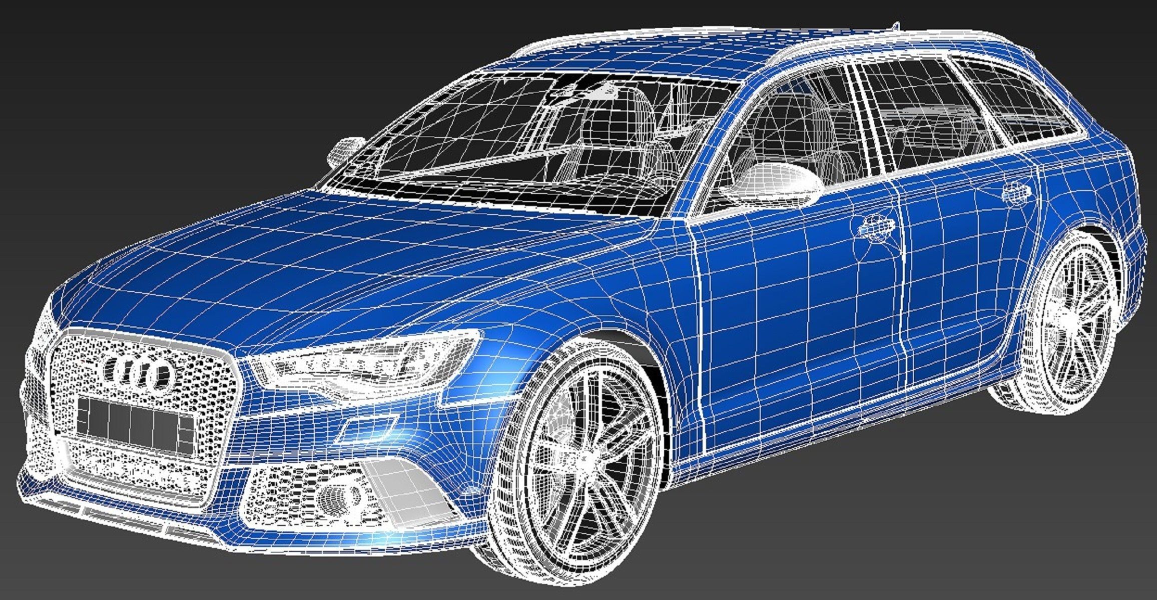 Audi RS6 Avant 2014 3D model_16
