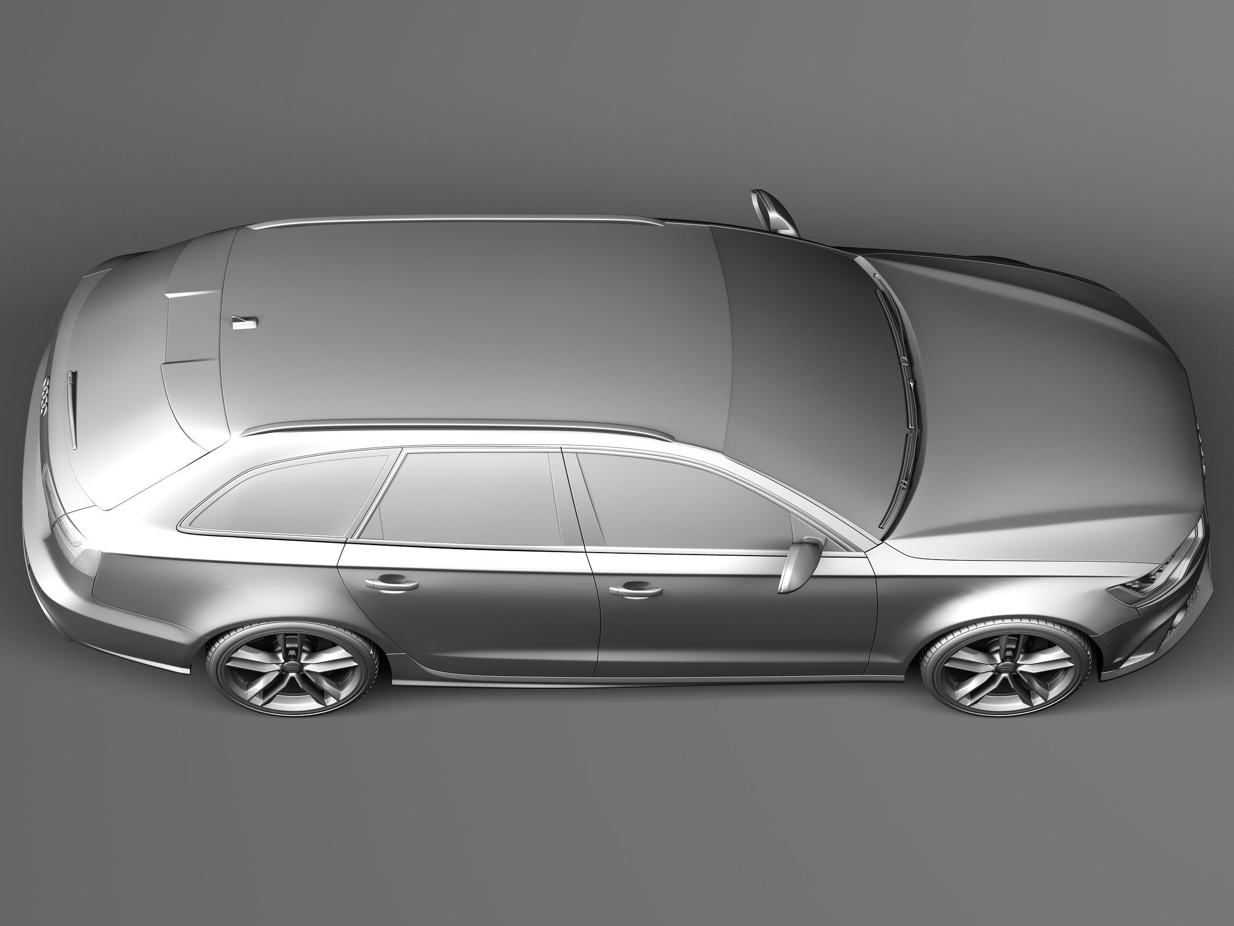 Audi RS6 Avant 2014 3D model_15