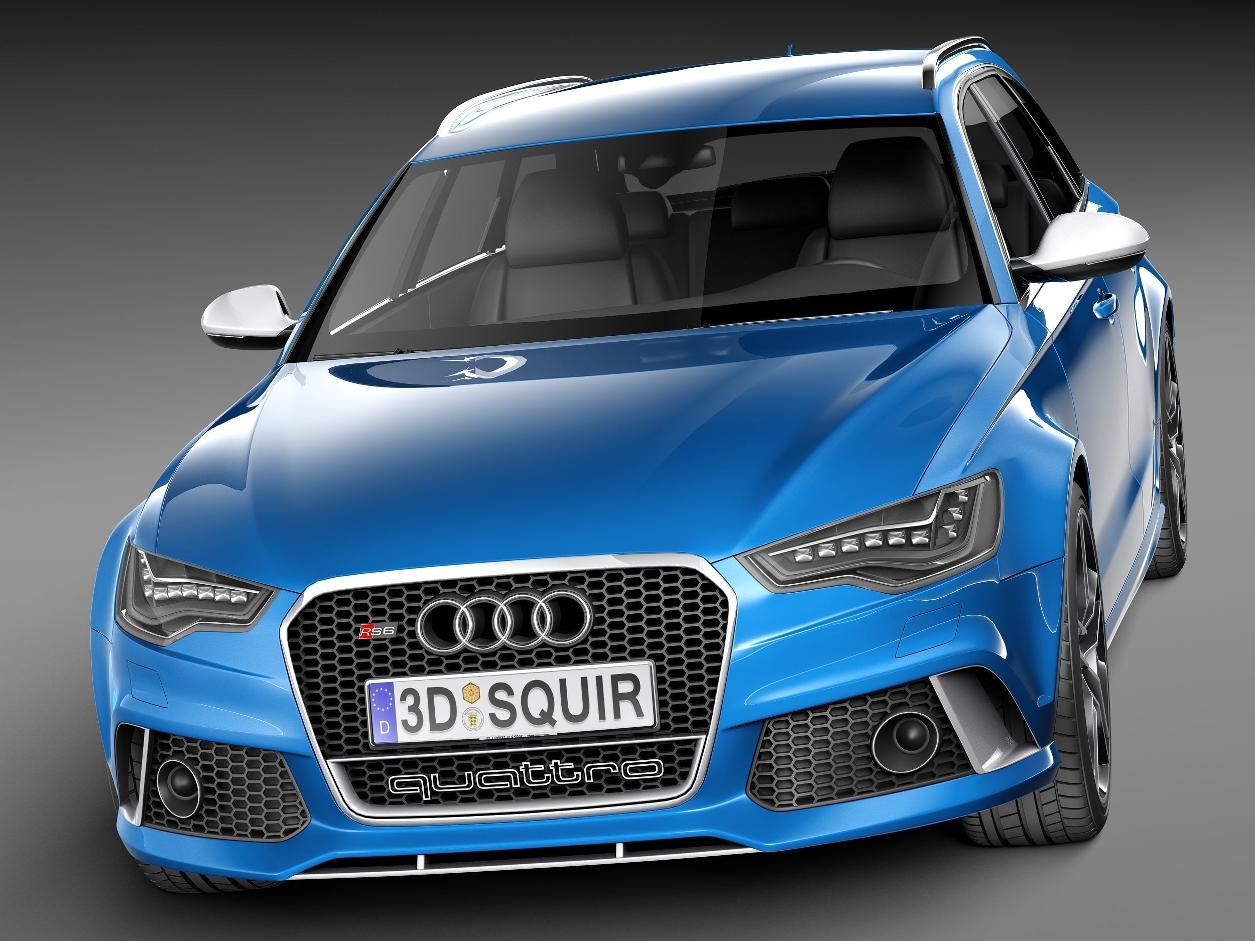Audi RS6 Avant 2014 3D model_1