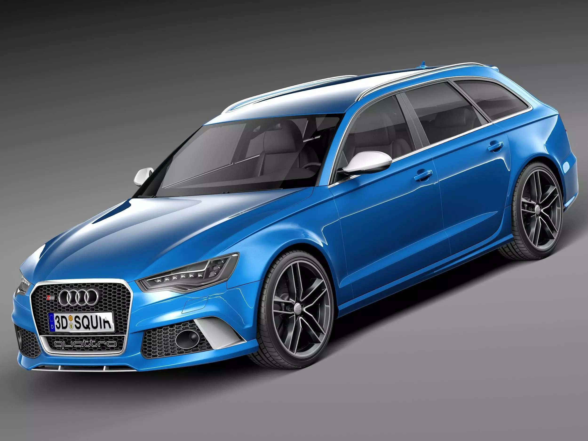 Audi RS6 Avant 2014 3D model_0