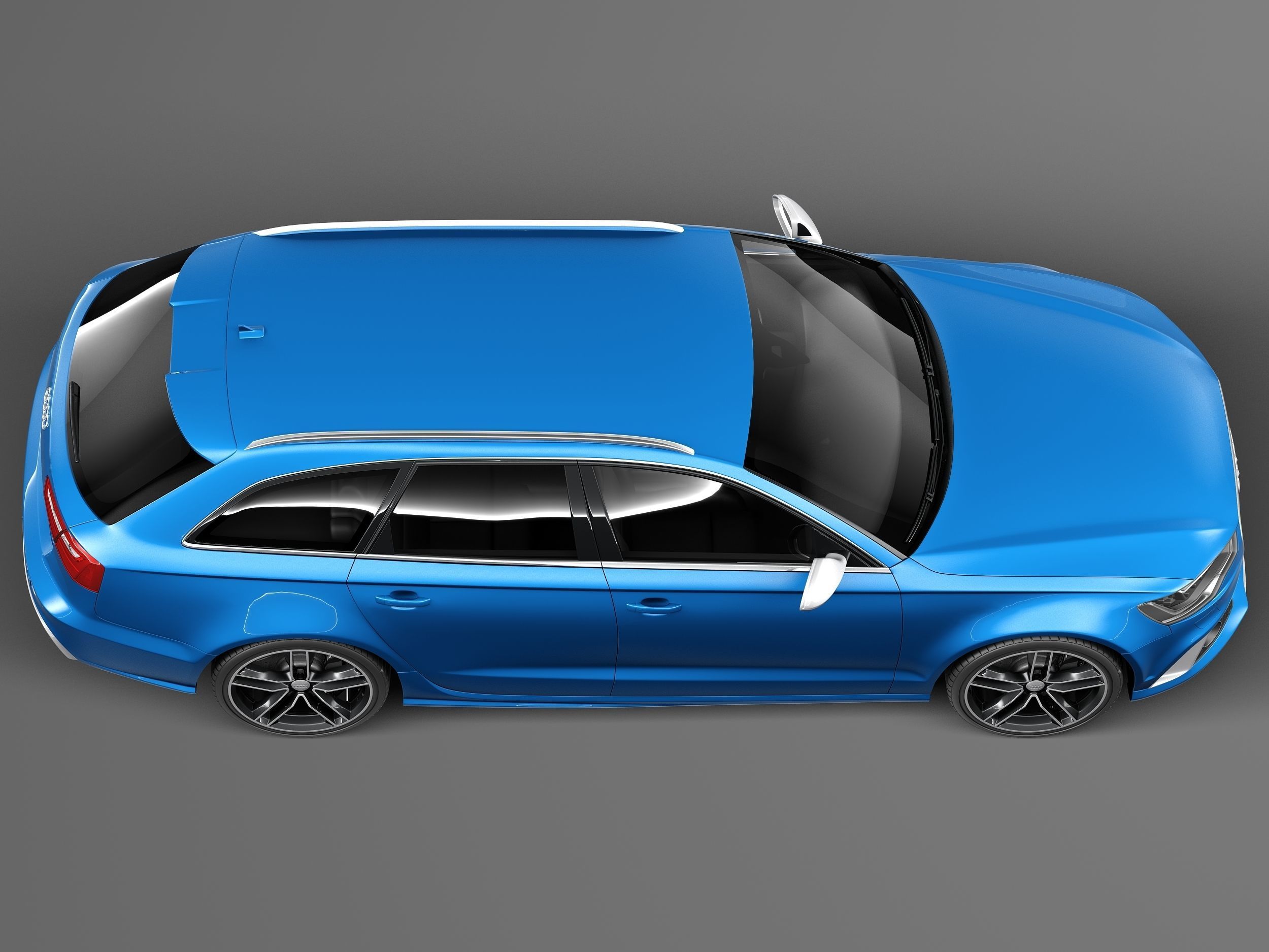 Audi RS6 Avant 2014 3D model_7