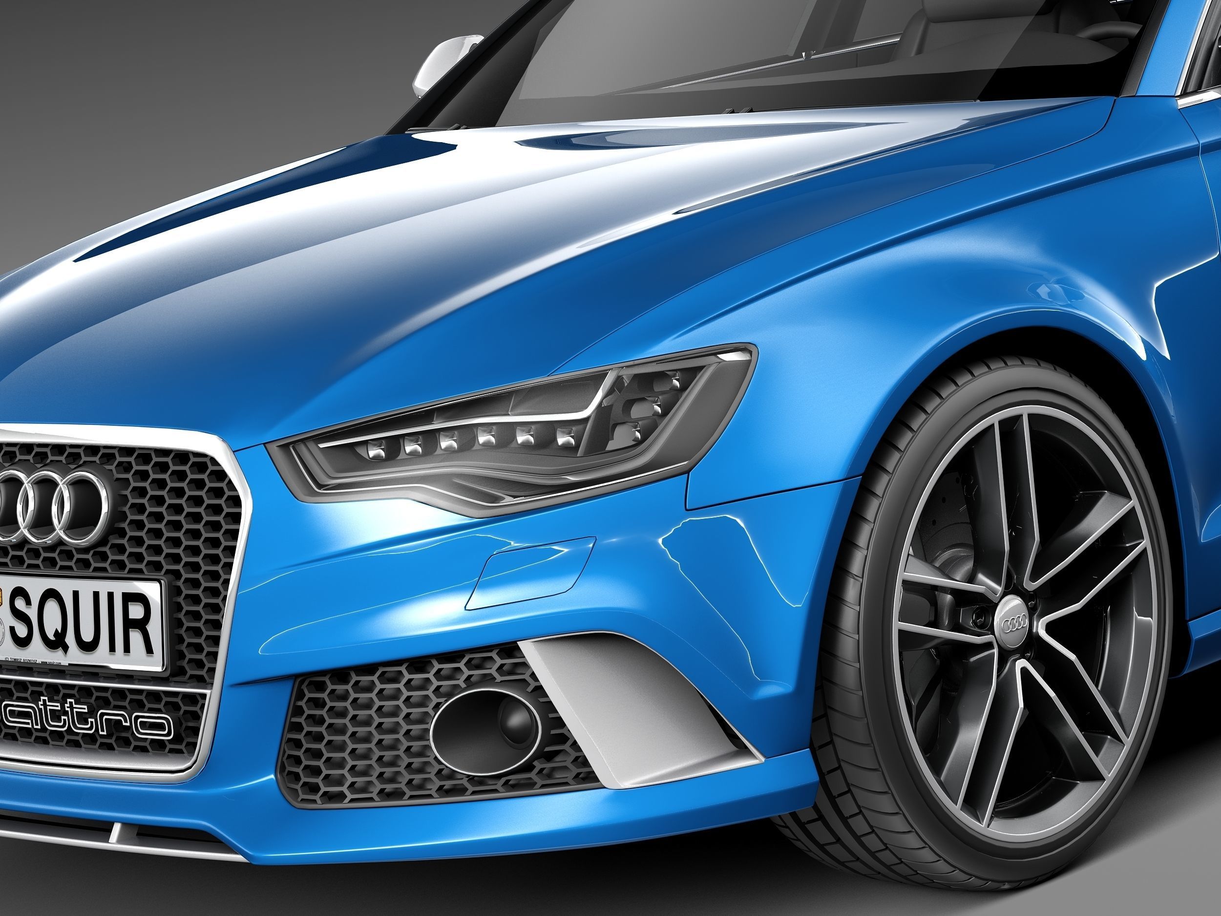Audi RS6 Avant 2014 3D model_2