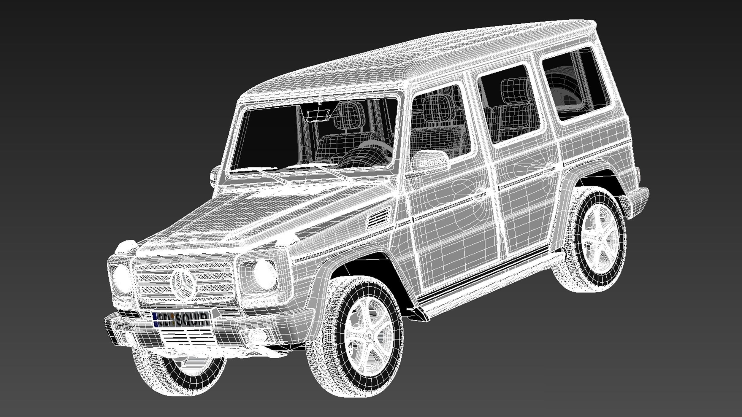 Mercedes-Benz G-class 2013 3D model_16