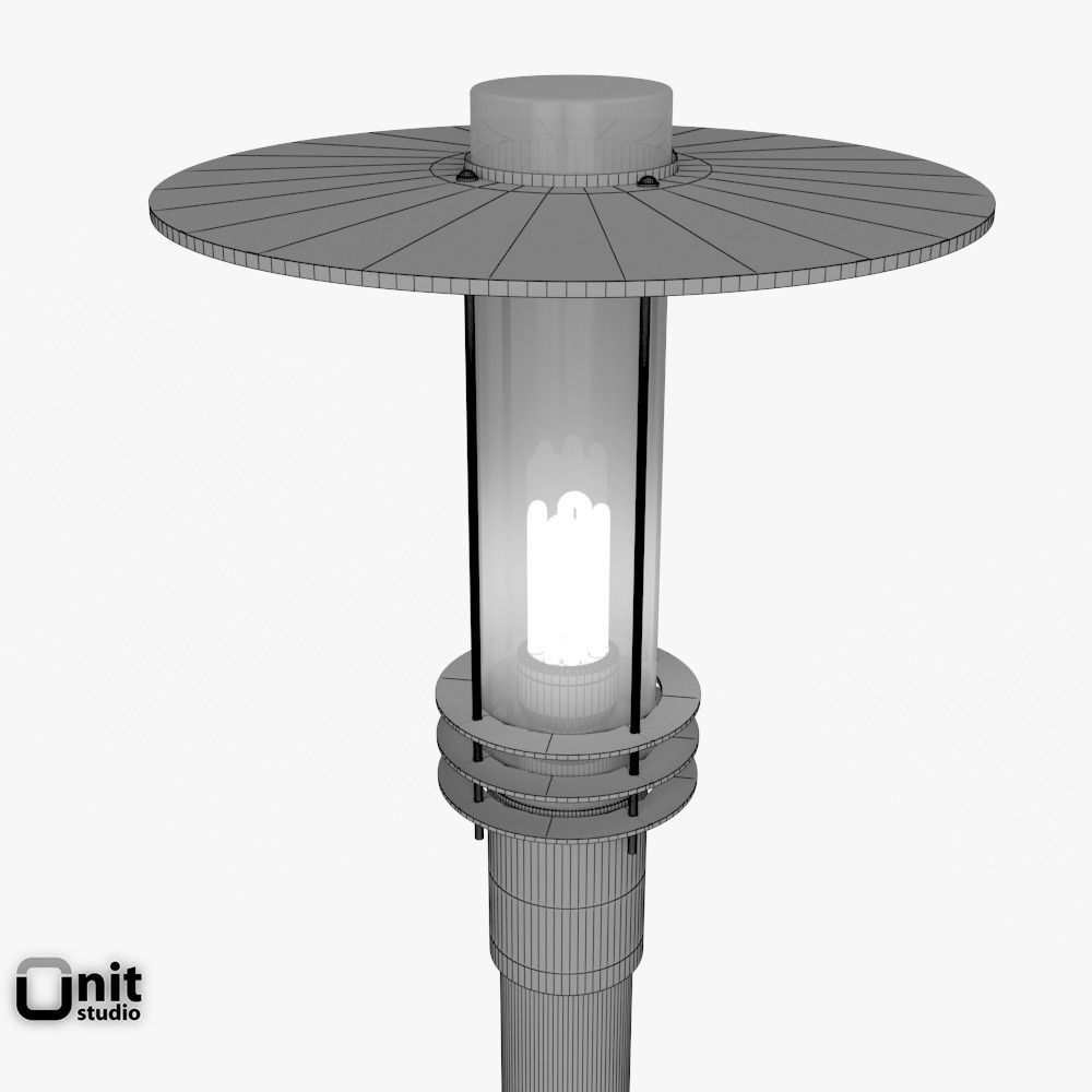 Zumtobel Boom lamppost 3D model_6