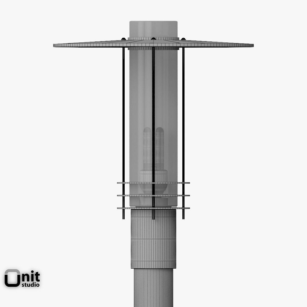 Zumtobel Boom lamppost 3D model_10