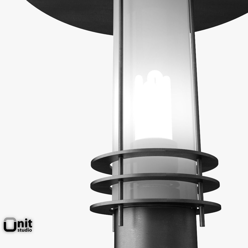 Zumtobel Boom lamppost 3D model_2