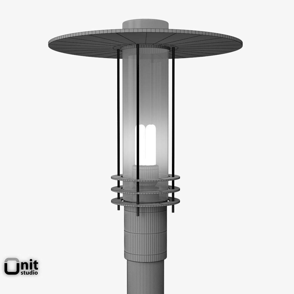 Zumtobel Boom lamppost 3D model_5