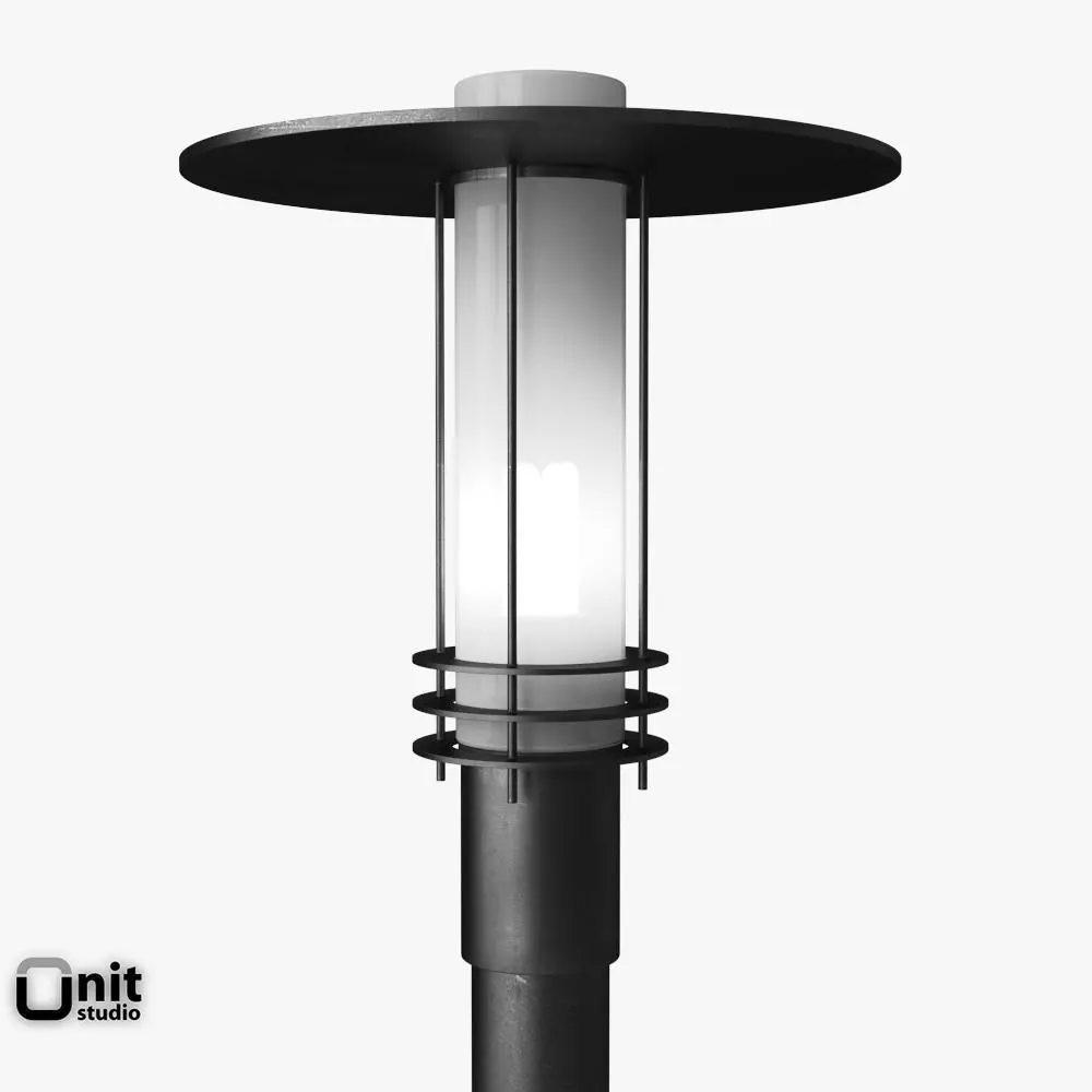 Zumtobel Boom lamppost 3D model_0
