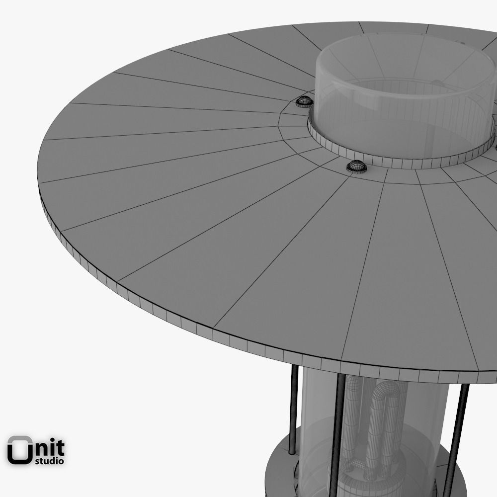 Zumtobel Boom lamppost 3D model_8