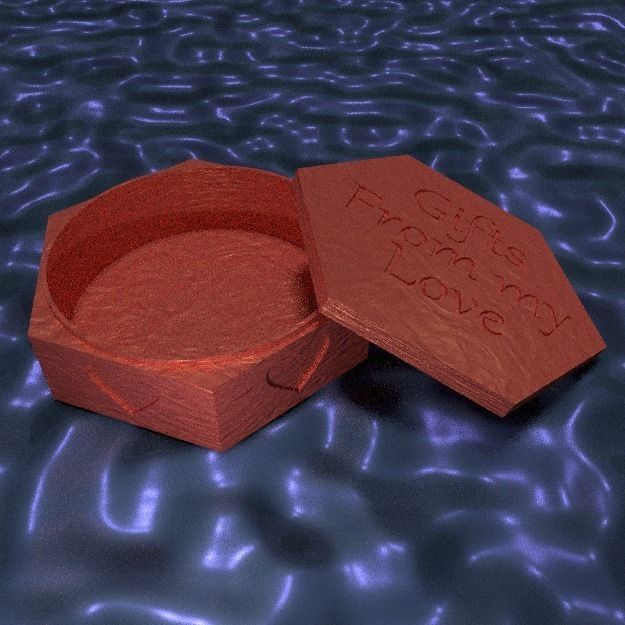 Giftbox gifts from my love 3D print model_1