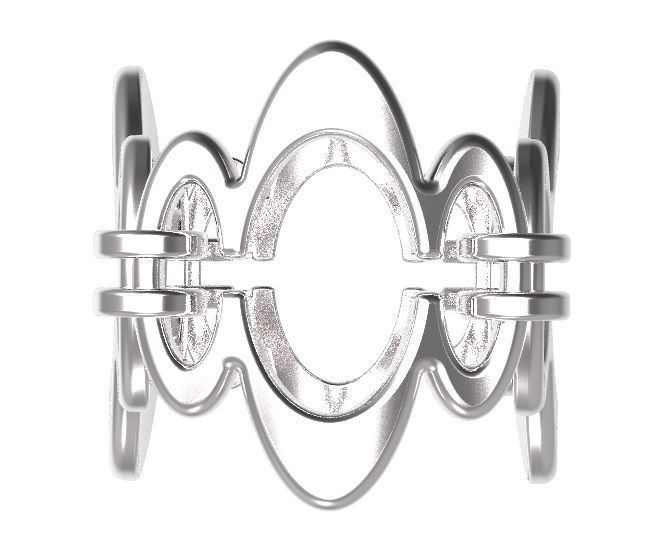 Silver Ring-0003 3D print model_1