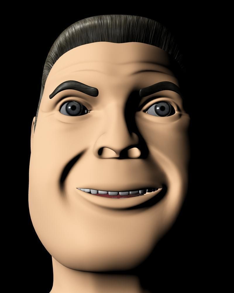 JJM - TOON FACE 3D model_4