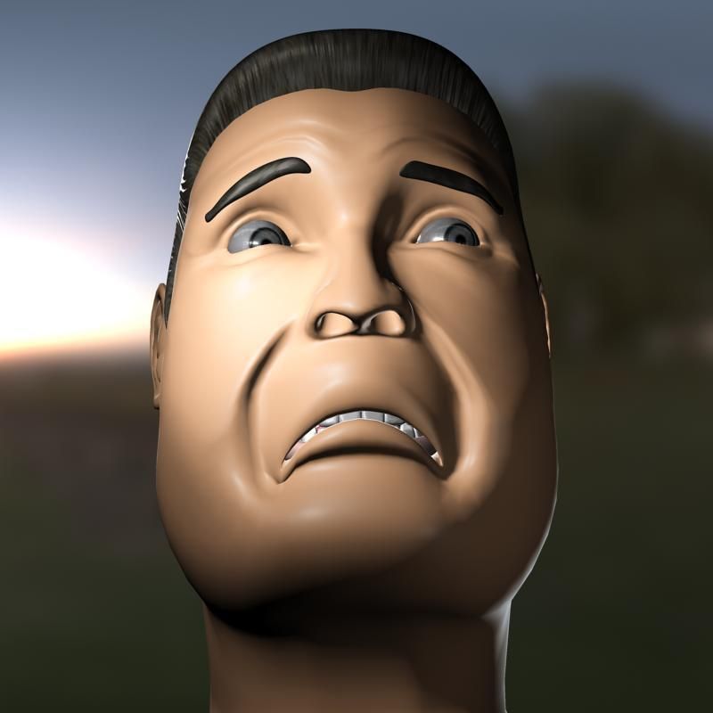 JJM - TOON FACE 3D model_3