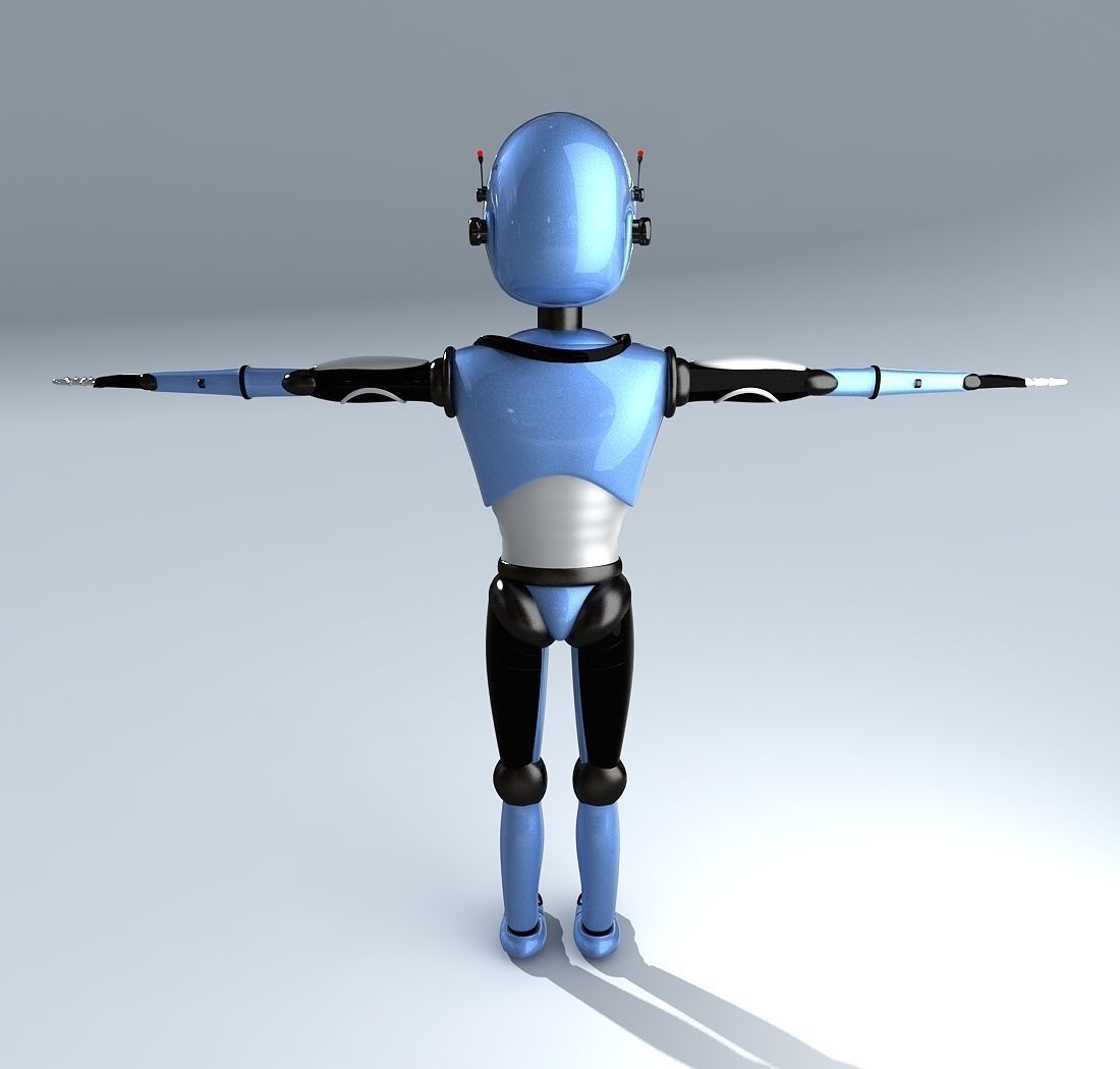 DIGIMAN COOL ROBOT 3D model_6