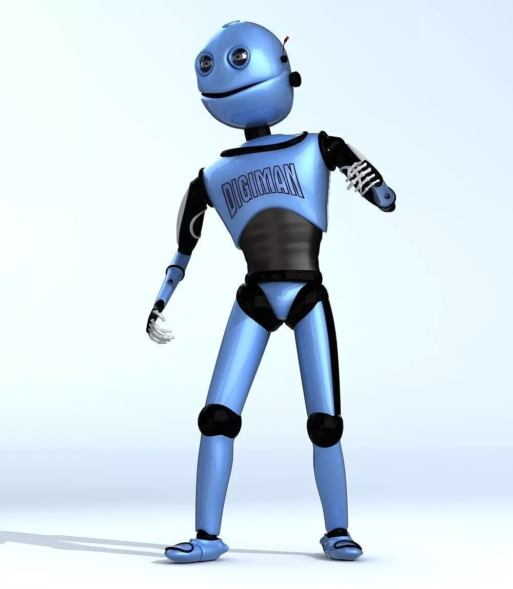 DIGIMAN COOL ROBOT 3D model_0