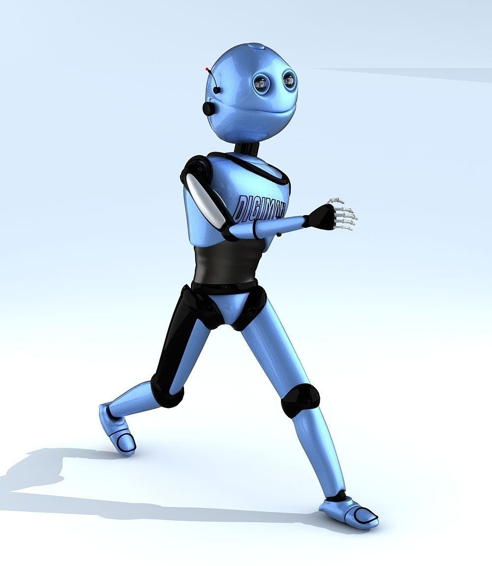 DIGIMAN COOL ROBOT 3D model_1