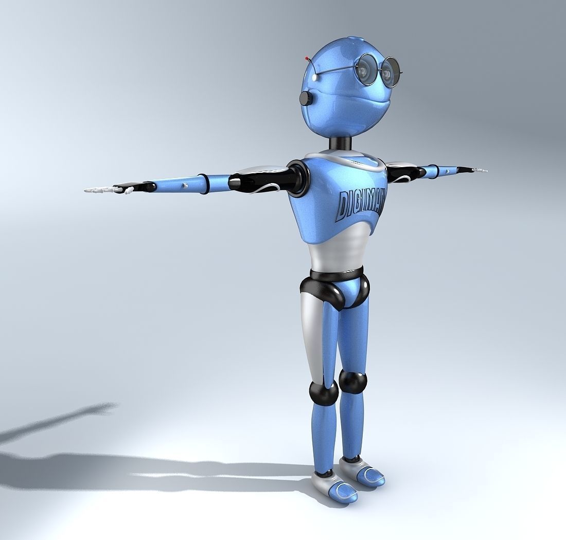 DIGIMAN COOL ROBOT 3D model_3