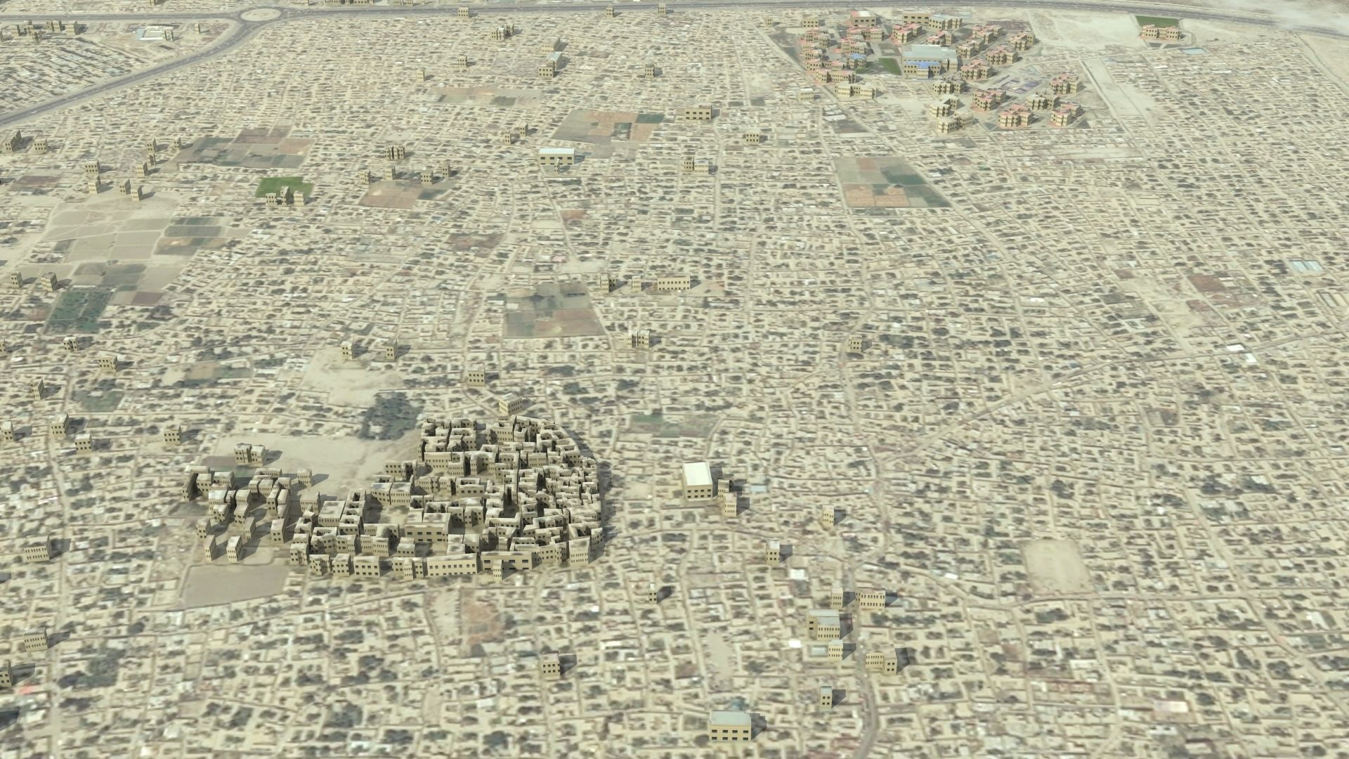 Arab Desert City 3D model_10