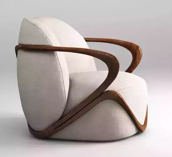Giorgetti Hug armchair 3D model