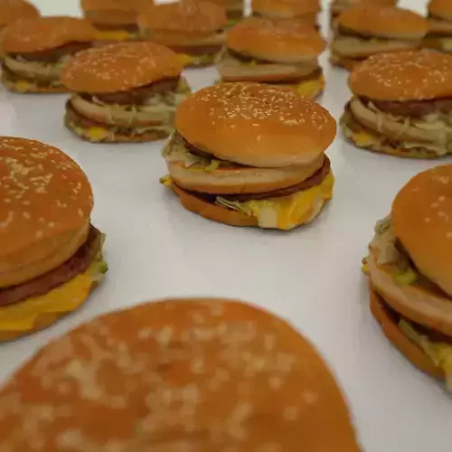 Hamburger Low-poly 3D model