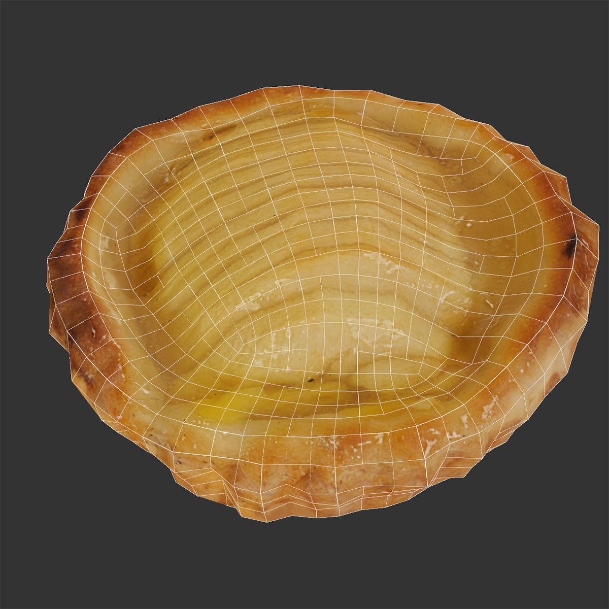 Fruit Cake Pie - 5 Pack Low-poly 3D model_6
