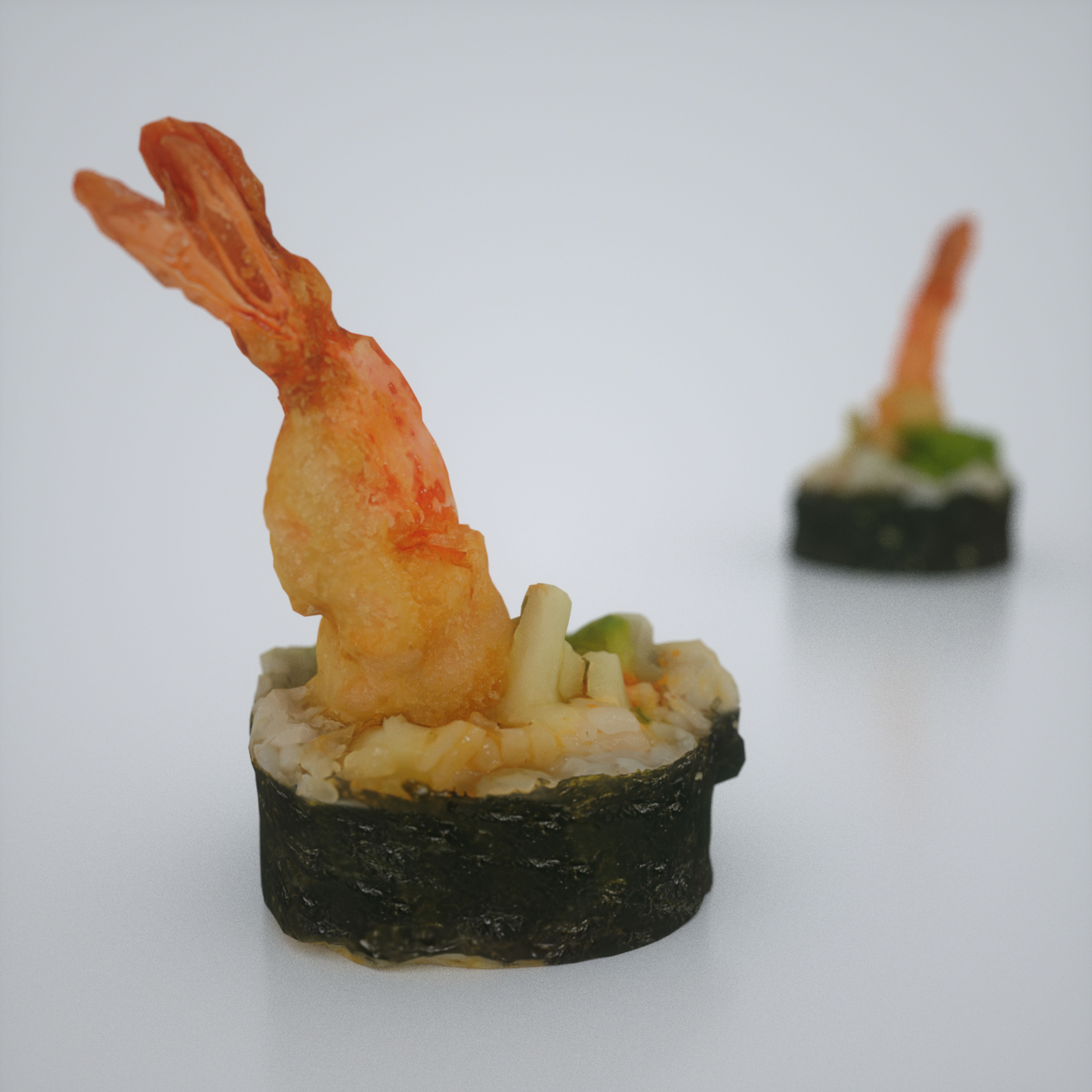 Sushi Assortiment  Low-poly 3D model_2