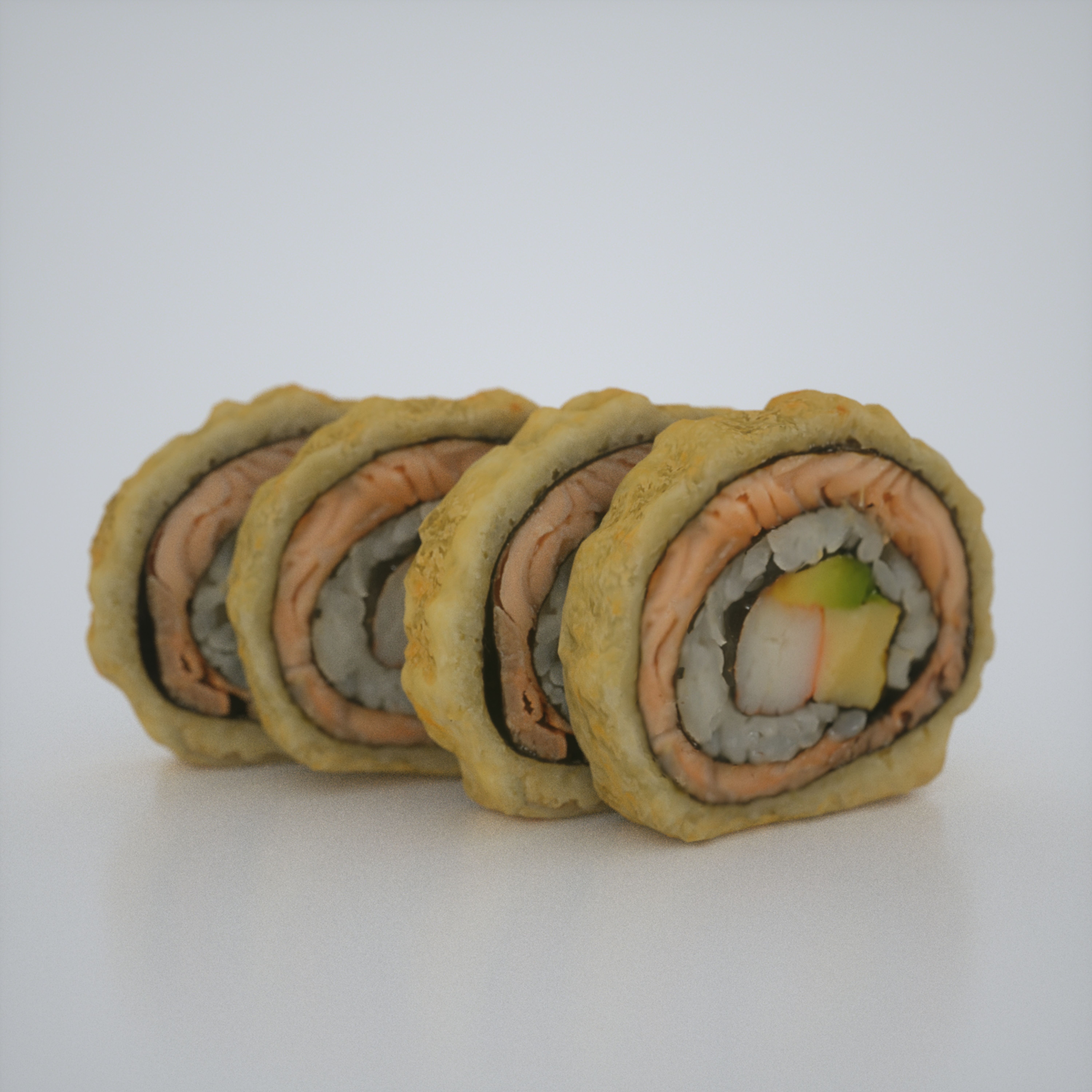 Sushi Assortiment  Low-poly 3D model_3