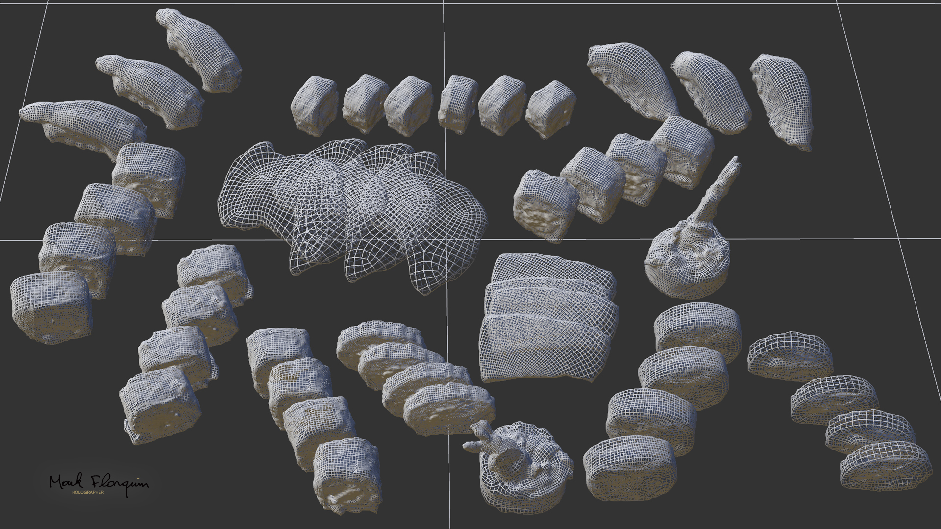 Sushi Assortiment  Low-poly 3D model_6