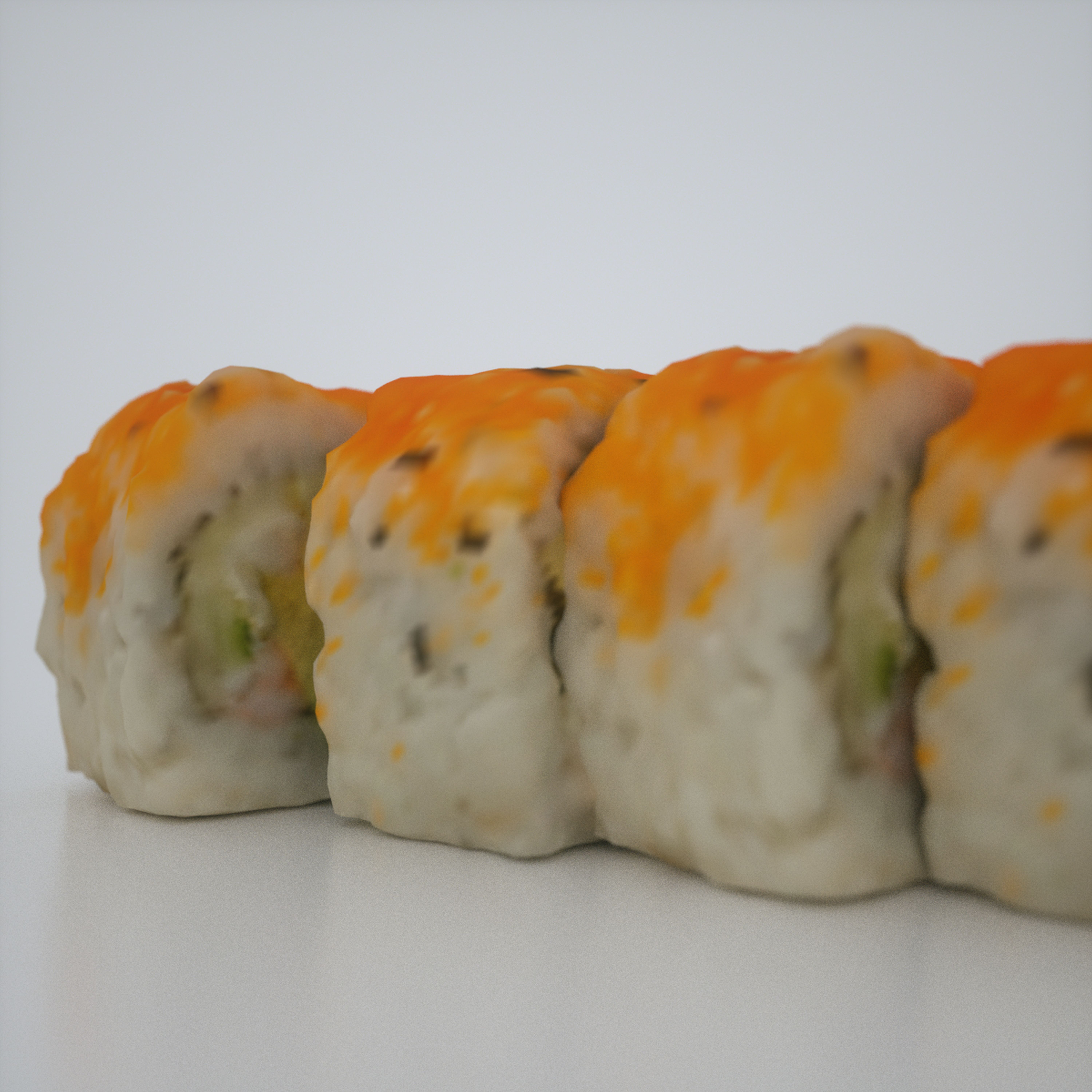 Sushi Assortiment  Low-poly 3D model_12