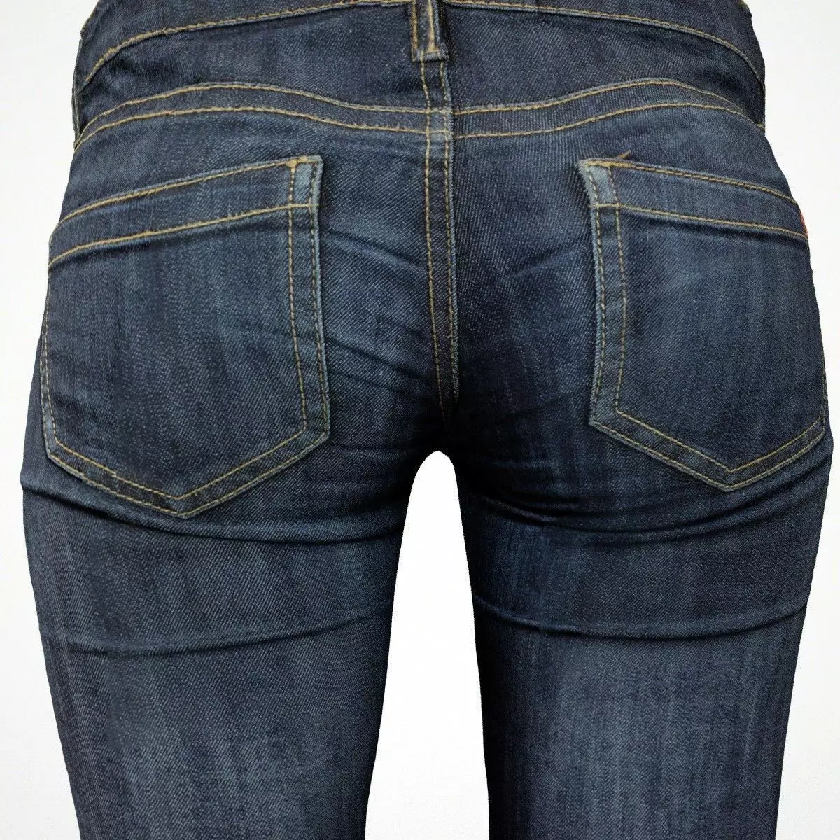 Jeans Low-poly 3D model_0