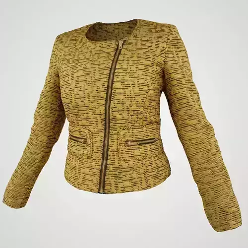 Golden Jacket Low-poly 3D model