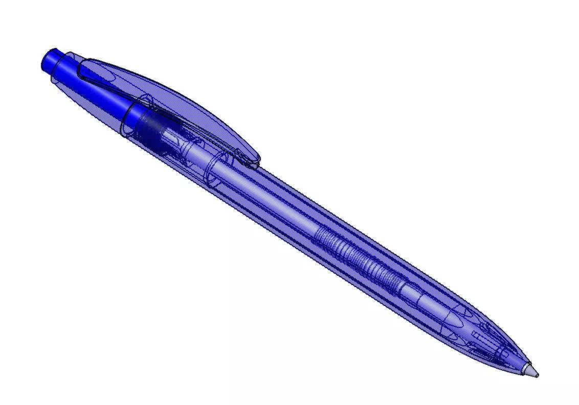 Simple Pen  Free 3D model_0