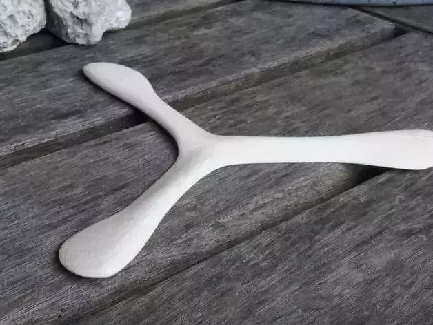 boomerang wooden spoons 3D print model