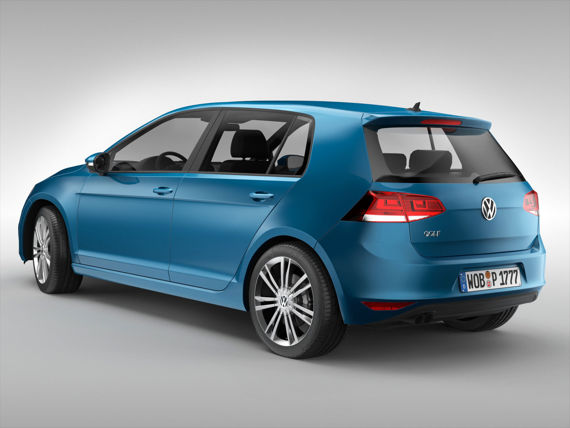 Volkswagen Golf MK7 2013 3D model_2