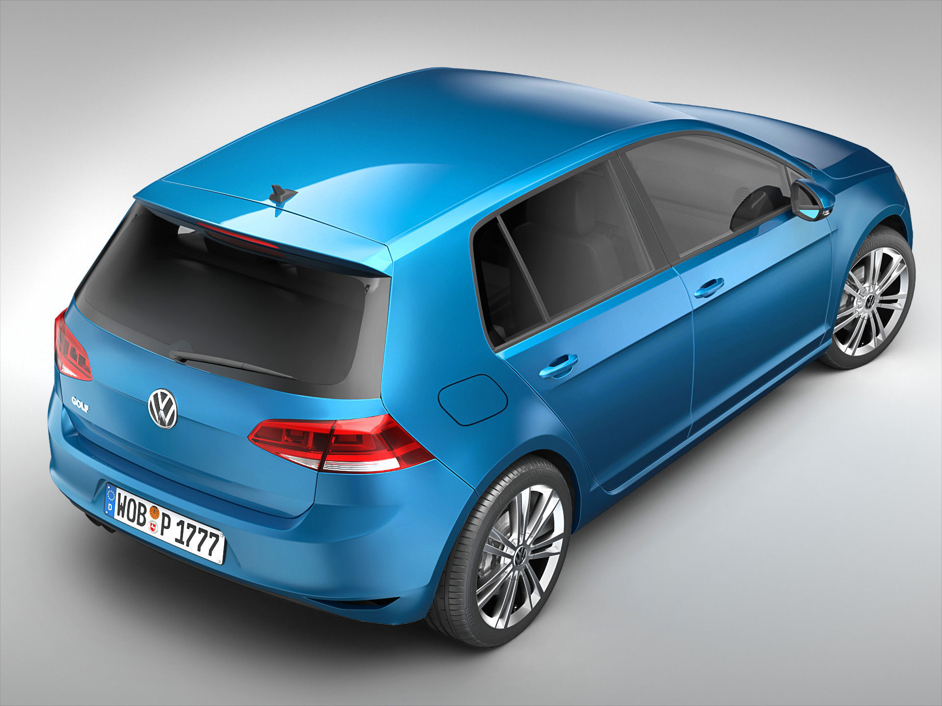 Volkswagen Golf MK7 2013 3D model_5
