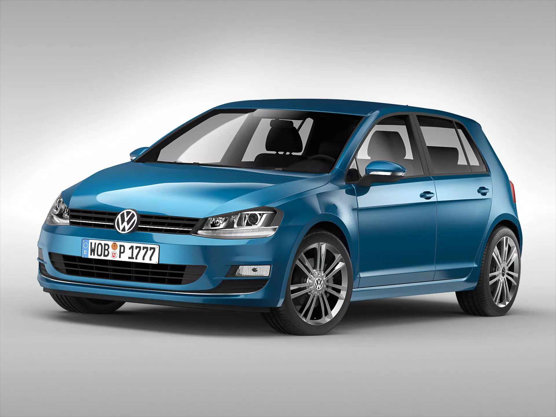Volkswagen Golf MK7 2013 3D model_0