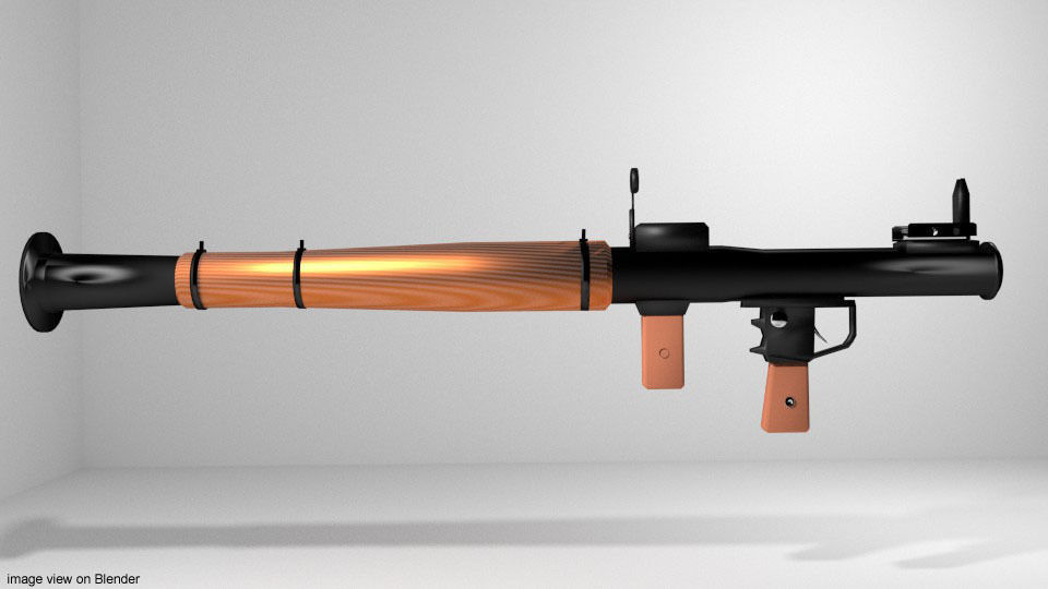 Rocket Launcher - Shoulder-fired - RPG 3D model_1