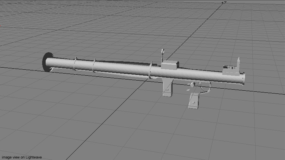 Rocket Launcher - Shoulder-fired - RPG 3D model_4