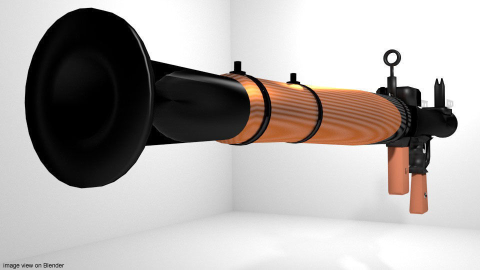 Rocket Launcher - Shoulder-fired - RPG 3D model_2