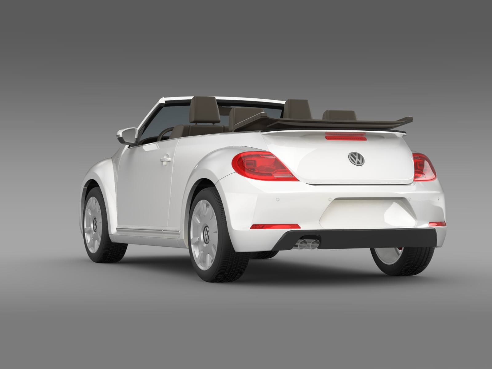 VW I Beetle Cabrio 2015 3D model_7
